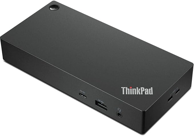Lenovo ThinkPad Universal Smart USB-C Dock 96W 4K HDMI USB-C DisplayPort USB Hub Bundled with Bluetooth Boost U Speaker with Built-in Mic 5 Hour Playback