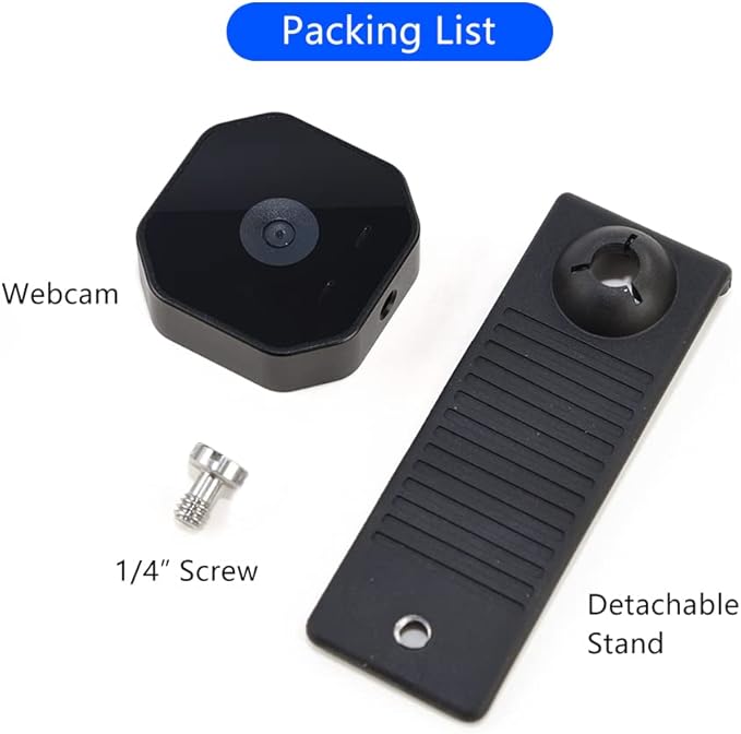 MOKOSE HD Live Streaming Webcam USB Autofocus for Desktop and Laptop 2560x1440P / 1080P 30FPS UVC Free Drive Video Calling Computer Camera Compatible Windows Mac OS X Linux