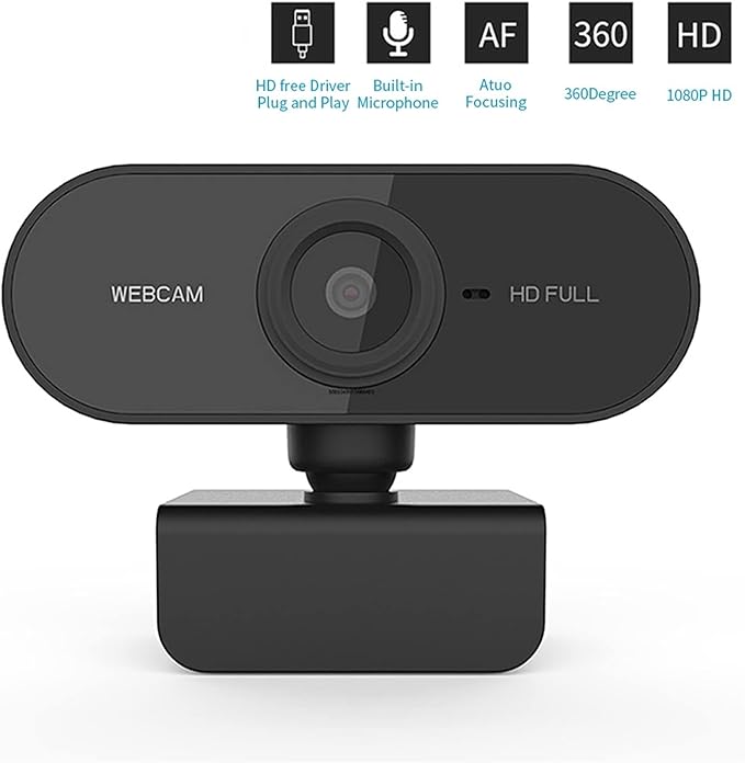 Full HD 2K Webcam 1080P Web Camera with Microphone for Video Call Web Cam USB PC Computer Camera for Streaming Ultra High Definition