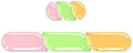 Keyboard and Mouse Wrist Rest Pad Soft Gel Wrist Support Pad with Non-Slip Base Upgrade Ergonomic Wrist Rest Support Set for Office Gaming Pink Green Orange