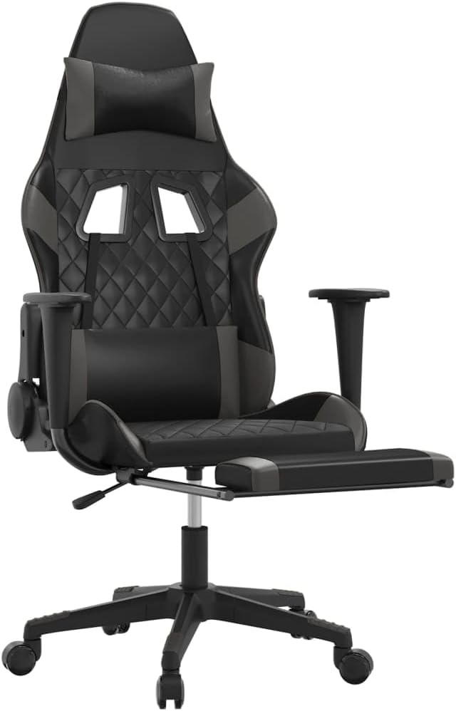 Gaming Chair Ergonomic Office Chair Desk Computer Adjustable Comfortable Lumbar Support with Reclining Feature