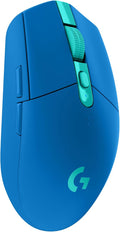 Logitech G305 Lightspeed Wireless Gaming Mouse Hero Sensor 12000 DPI Lightweight 6 Programmable Buttons 250h Battery On-Board Memory Compatible with PC Mac - Blue