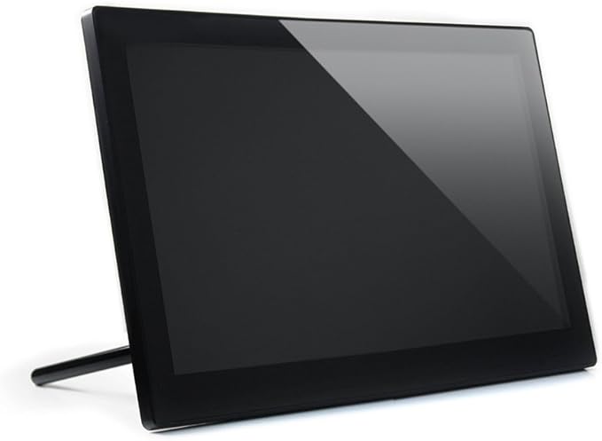 waveshare 13.3inch Capacitive Touch Screen LCD V1 with Case and Toughened Glass Cover 1920×1080 HDMI IPS