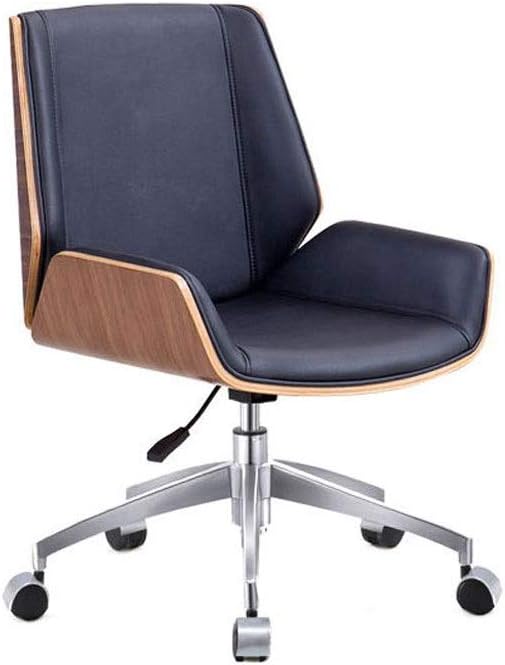 Office Chair Gaming Chair Computer Chair Adjustable Desk Executive Swivel Chair Home Office Furniutre Modern Computer Task Chair Bendwood Leather Armchair (Color : B)