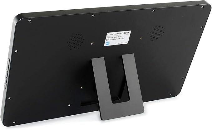 waveshare 15.6inch Capacitive Touch Screen LCD with Case Compatible with Raspberry Pi4B/3B+/3A+/2B/B+/A+/Zero/Zero W/WH/Zero 2W CM3+/4 1920×1080 Resolution HDMI IPS Supports Jetson Nano/Windows