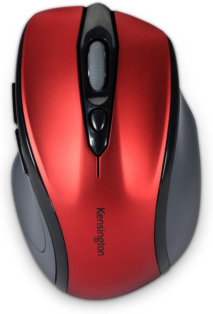 Kensington Pro Fit Mid-Size Wireless Mouse Ruby Red (K72422AM)