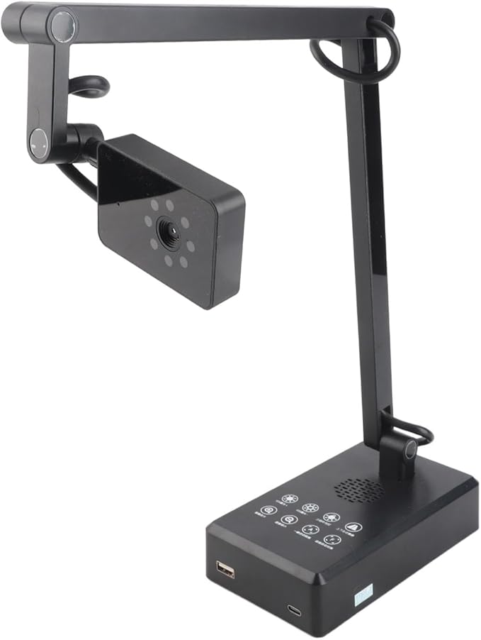 USB Document Camera 16MP Document Camera with Power Cable for Remote Teaching