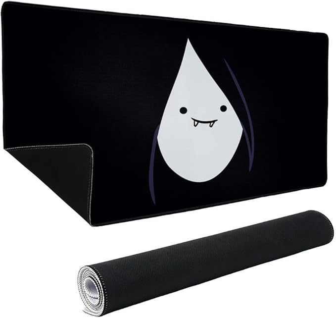 Adventure Time Marceline Head Large Gaming Mouse Pad Desk Mat with Stitched Edges Non-Slip Base for Gamer Home and Office 31.5 x 15.7
