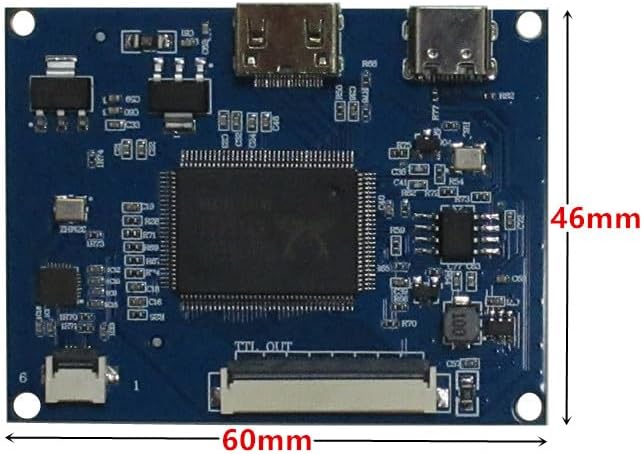 5 Inch 800×480 Portable LCD Display with Capacitive Touch Screen Mini-HDMI Driver Board – DIY Monitor Kit for PC Orange Pi Gaming Consoles &amp Secondary Screen