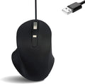 Matias Wired USB-A PBT Premium Computer Mouse Proven Performance Ergonomic Mouse Left Right Hand Use Home and Office Use Compatible for PC MacBook Chromebook Laptop Desktop - (Black)