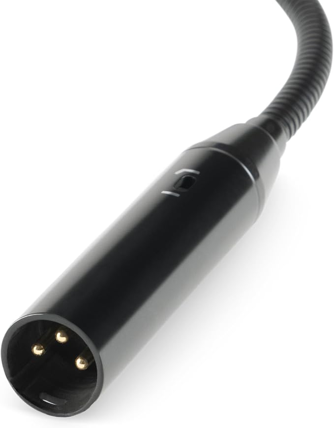 OnStage On-Stage DJM618 Professional XLR Gooseneck MicrophoneBlack