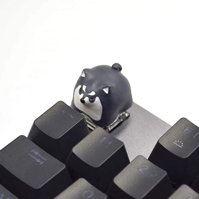 Costom Resin Dog Keycaps for Cherry Mx Switch Mechanical Gaming Keyboard Colorful Husky Samoyed Alaska 1 Pc