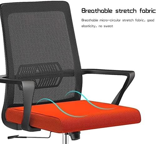 Office Chair Computer Desk and Chair Ergonomic Office Chair High Back Mesh Gaming Chair Lifting Swivel Chair Work Chair Game Chair Chair (Color : Black) Needed