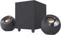 Creative Pebble Plus 2.1 USB-Powered Desktop Speakers with Powerful Down-Firing Subwoofer and Far-Field Drivers Up to 8W RMS Total Power for Computer PCs and Laptops (Black)
