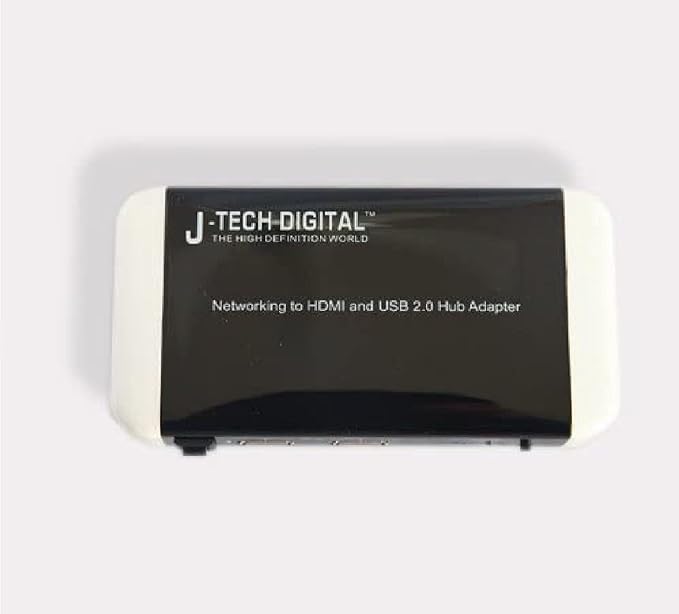 J-Tech Digital JTD-NET-HDMI-USB Networking to HDMI and USB Hub Adapter Through Ethernet Cable