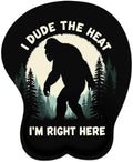 Mousepad Bigfoot Forest Sasquatch 1 (2) Ergonomic Wrist Support Non-Slip Base Mouse Mat with Wrist Rest Computer Mousemat for Desk Work Accessories Pad
