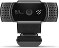 Aluratek 2K HD Webcam with Dual Stereo Noise Cancelling Mics Auto Focus and Low Light Correction Built-in Tripod Mount Universally Compatible