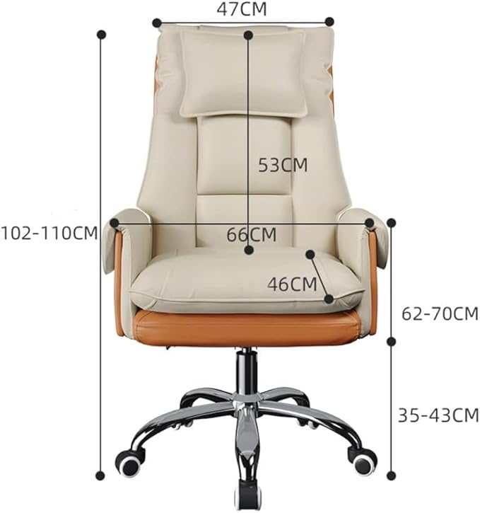 Office Chair Sofa Office Chair Gaming Chair Computer Chair Backrest with Footrest Reclining Swivel Chair(Size:1Color:D)