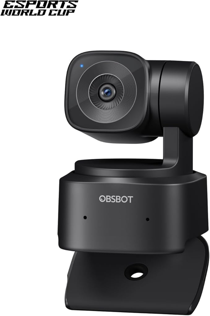 OBSBOT Tiny SE 1080P 100FPS Webcam for PC AI Tracking PTZ Streaming Camera with 1/2.8 Sensor Gesture Control Dual ISO Staggered HDR Web Camera for Desktop Computer Laptop Meeting Video Calls.
