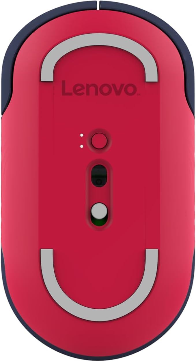 Lenovo 350 Bluetooth Silent Mouse (Fan Edition) Wireless Ergonomic Ambidextrous Design Bluetooth 5.3 Adjustable DPI up to 2400 36 Month Battery Life Recycled Materials USA Flag
