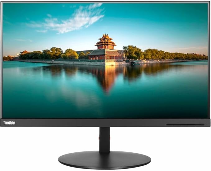 Lenovo - Open Source ThinkVision P24h-10 23.8 WQHD LED LED Monitor - Glossy Black