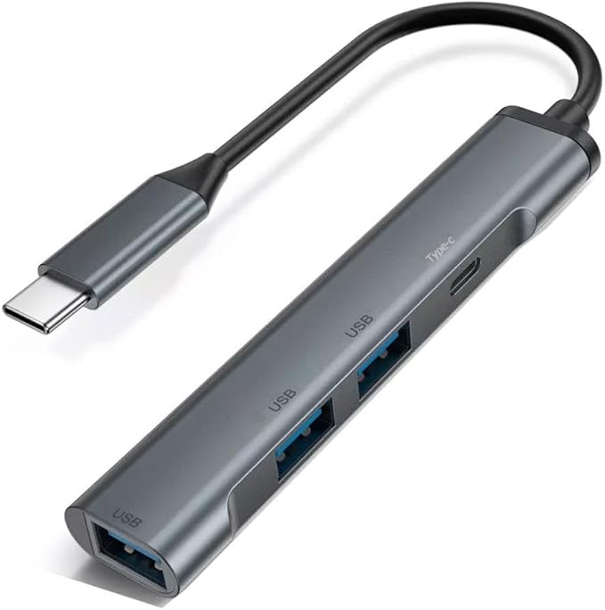 USB C Adapter 4-in-1 Hub PD Type-C Charger Port USB Splitter Compatible with Samsung Galaxy Tab A7 10.4 (20202022)/A8 10.5 (2021)