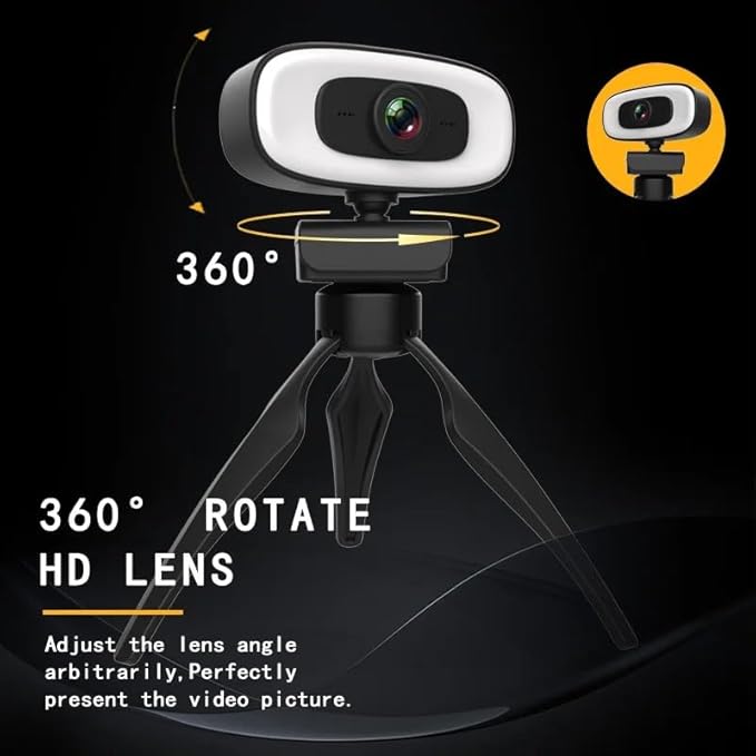High Definition 4K Network Camera with Microphone Interface Suitable for on-site Video Conference Laptops