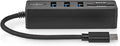 Nedis USB Hub | 1x USB-C™ | 3X USB A Female | 5-Port Port(s) | USB 3.2 Gen 1 | Power Supply via USB | 5 Gbps | SD &amp MicroSD