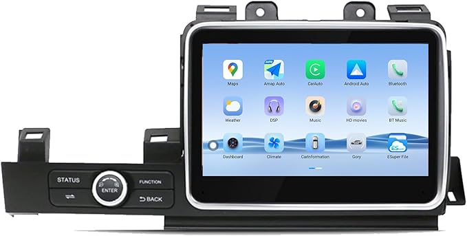 8 Android 13 Car Radio forNissan GT-R GTR R35 2008-2015 Auto GPS Navigation Carplay Stereo with 9 Air Conditioner Panel 8-core Touchscreen Head Unit (4+64GB Radio)