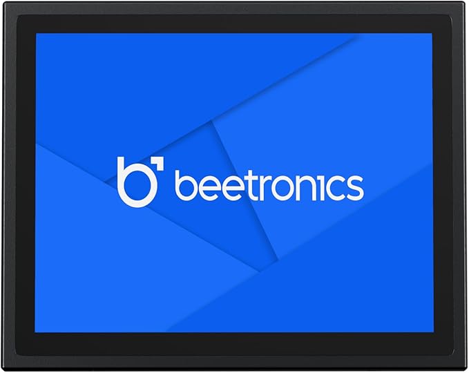 Beetronics 8 Inch Touchscreen Monitor | Full HD 1080p | 8TSV7M – Industrial-Grade Professional 10-Point Multi Touch Display for PC Mac Linux – HDMI DisplayPort USB-C VGA Inputs