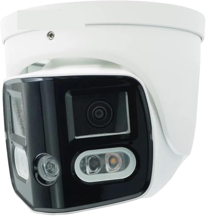 2 X 4MP Duo Splicing Fixed-Focal Eyeball Network Camera 180° Wide Angle Image(36 pcs)