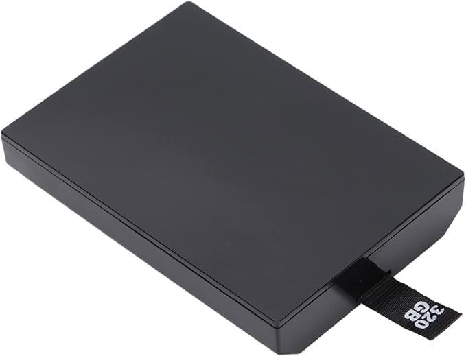 POCREATION Hard Drive 320Gb Portable for 360 Console B3Qpuhto More Space Portable Hårddisk for 360 Console More Space for Entertainment Made of Abs Material Black Downloadable Games and Demos