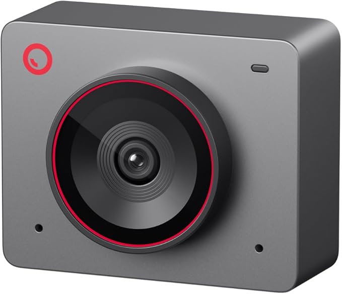 OBSBOT Meet 2 Webcam 4K - AI Framing &amp Auto Tracking 1/2 Sensor 60FPS Auto Focus HDR Dual Mics - Lightweight USB Web Camera for Streaming Zoom Meetings Gaming. (Space Gray)
