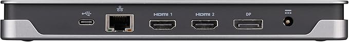 Acer USB Type-C Gen 1 Dock | 2 x HDMI 2.0 Ports | 1 x Display Port | 3 x USB 3.1 Gen1 Ports | Ethernet | Power Delivery – 85W | SD Card Reader Up to 2TB | Requires One USB 3.1 Type-C on Computer