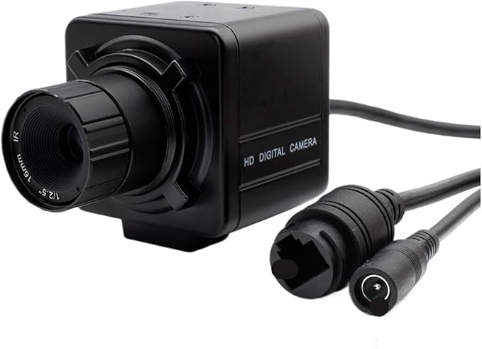 Mini Camera 3 4 5 8MP CMOS Security POE H265 with 16mm Fixed CS Lens P2P IP POE48V Industrial Camera