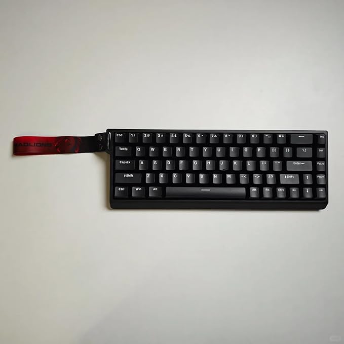 Hyekit x FGG MADLIONS MAD 68 HE RGB 60% Wired Magnetic Switch Gaming Keyboard with Adjustable Actuation 8000 Hz Polling Rate Rapid Trigger Mode Hall Effect Switches for PC/Mac Black
