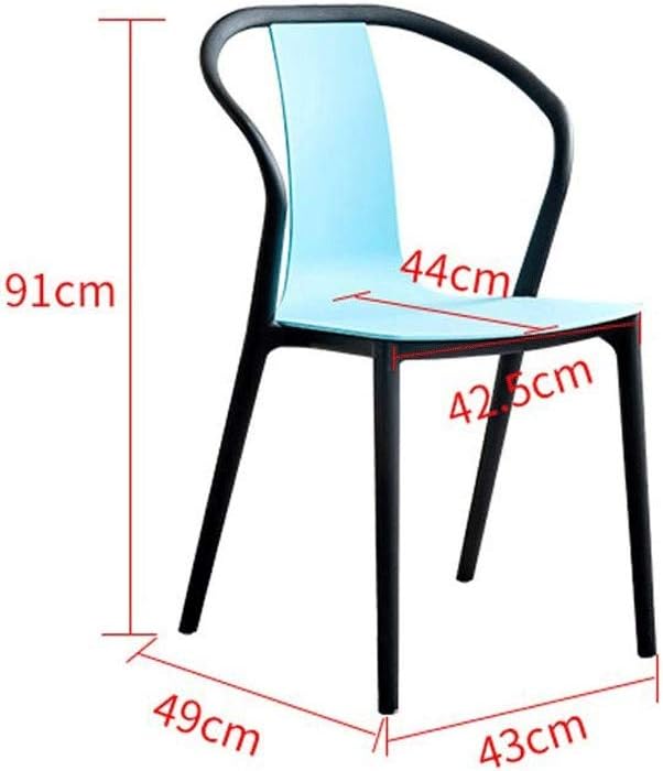 Gaming Chair Computer Chair-Creative Nordic Wood Multifunctional Dining Chair -Home Computer Chair Minimalist Backrest Chair (Color : OneColor)