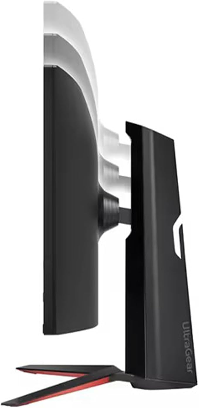 LG 34 Curved Ultragear Gaming Monitor QHD(3440x1440) 160Hz AMD FreeSync HDR10 sRGB 99% Built-in Speakers Multitasking and Content Creation DisplayPort &amp HDMI Tilt/Height Adjustable Stand
