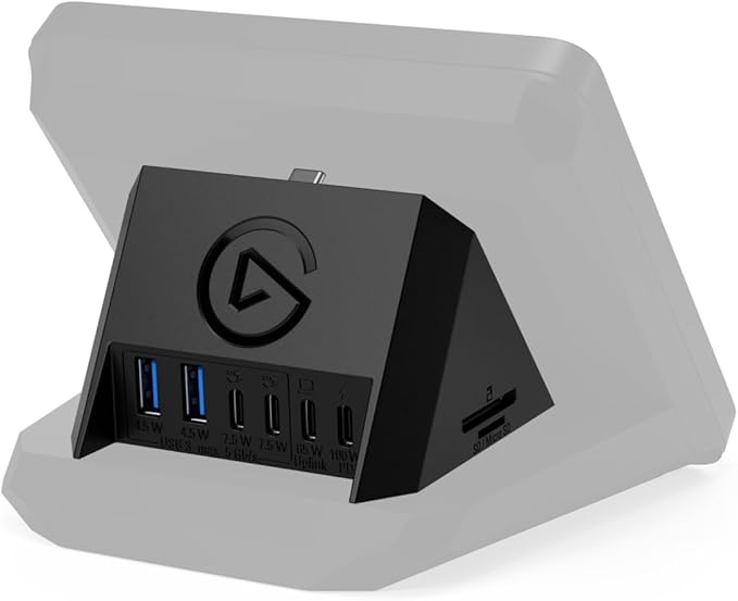Elgato USB Hub – For Stream Deck + 2 USB-C Ports/2 USB-A Ports Power Delivery SD/microSD Card Reader – USB-C Mac/PC Stream Deck &amp Power Supply Not Included
