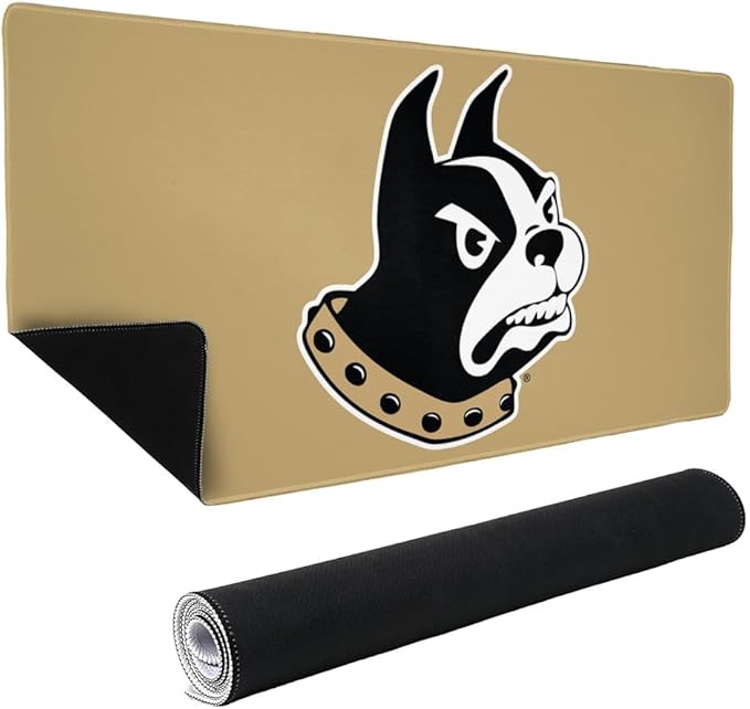 Wofford College Primary Logo Large Gaming Mouse Pad Desk Mat with Stitched Edges Non-Slip Base for Gamer Home and Office 31.5 x 15.7