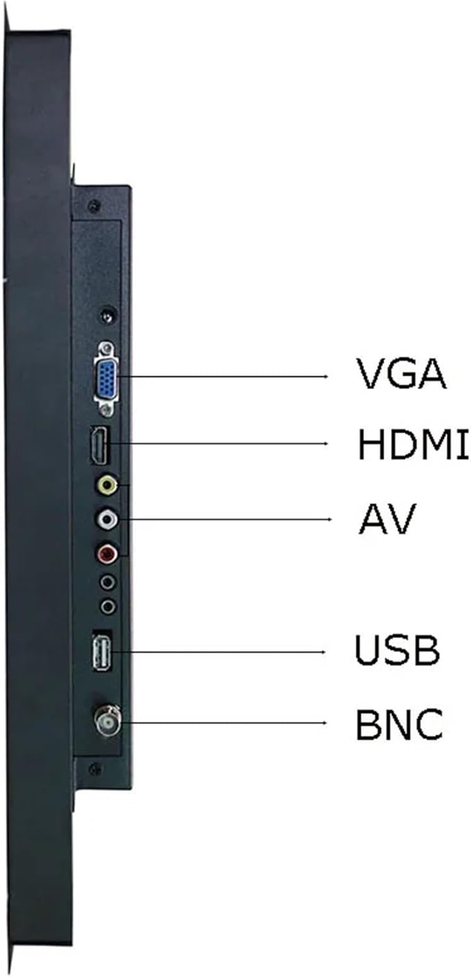 1pc 15 Inch 1024x768 Open Frame Industrial Wall-Mounted Touch Screen Monitor 4:3 Capacitive/Resistive Features Automation(Capacitive Touch)