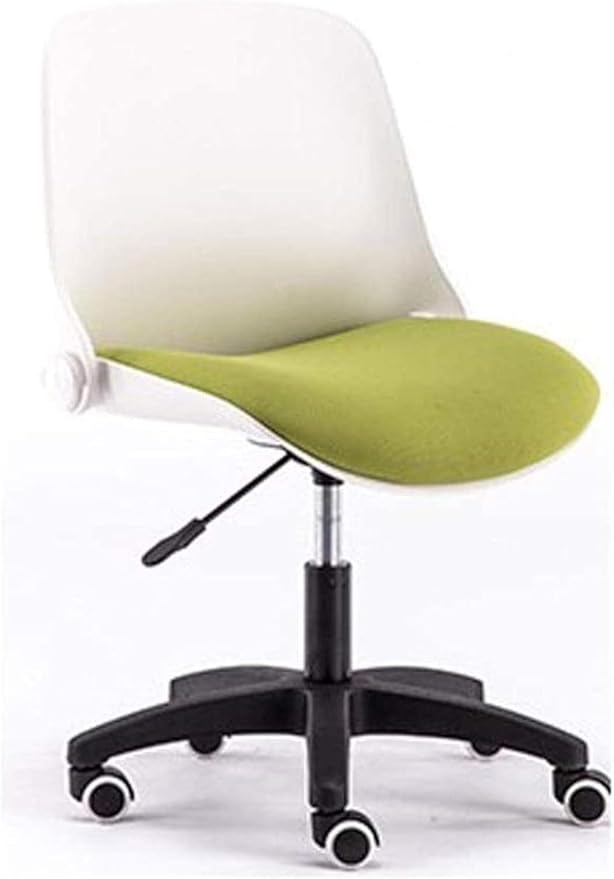 Office Gaming Computer Comfy Adjustable Height with Chrome Base Padded Swivel Folding Back for Restaurants/Cafes/Bar Multifunctional Stool/White Frame