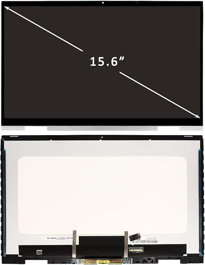 Replacement Fit for HP Envy X360 15M-ES 15-ES 15T-ES 15M-ES0013DX 15M-ES0023DX 15M-ES1013DX 15M-ES1023DX 15-ES0097NR M45452-001 M45453-001 Touch LCD Screen Display Assembly 15.6 FHD IPS