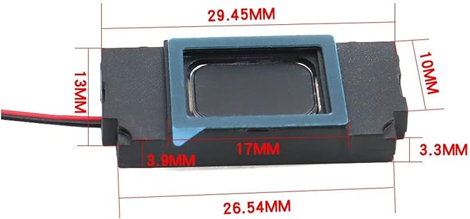 2Pcs 1511 8 Ohm 1W Cavity Loudspeaker 8Ohm 1 Watt 8R Box Compatible Audio Speaker for Notebook Computer (Color : 2PCS 3P)