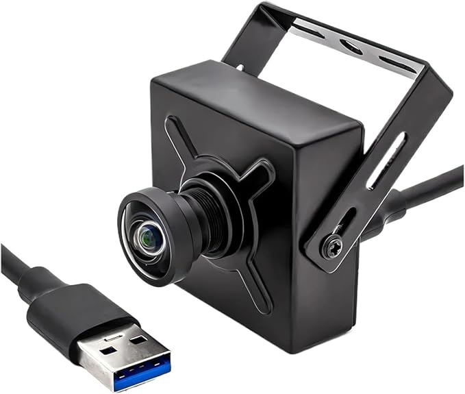 4K 30FPS USB3 PC Video Camera Metal Box Webcam Box Low Latency 123 Degree 1mm No Distortion Live Streaming Camera UVC