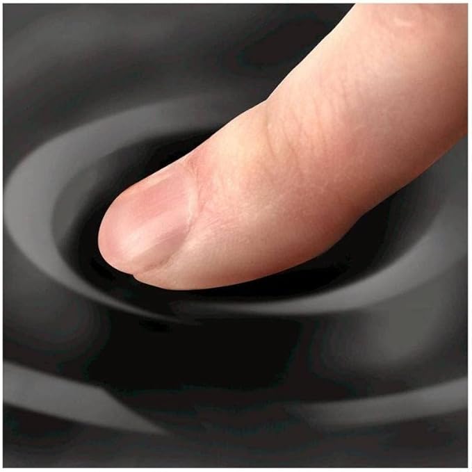 Fellowes Wrist Rest - Crystals Gel Wrist Rest with Non Slip Rubber Base - Ergonomic Mouse Mat Wrist Support Keyboard Wrist Rest for Computer Laptop Home Office Use - Black