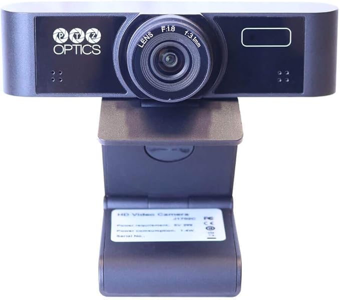 PTZOptics USB Webcams with Dual Microphones PTZ Camera Wide Angle Lens (PT-WEBCAM-80)