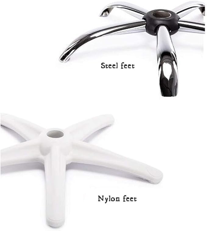 YYDS Chair E-Sports Anchor Gaming Chair High-Back Executive Ergonomic Swivel Chair Comfortable Video Gaming Chair with Footrest Ergonomically (Color : White Size : Nylon feet)