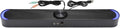 Desktop Speakers 15° Bevel Design 3.5mm Jack Wired Mini Computer Speaker with Double Sound Guiding Holes (Black)
