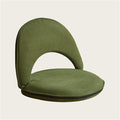Padded Chair Adjustable Floor Seat Metal Frame Floor Chair Meditation Seating with Removable Seat Cover Cushioned Recliner for Bedroom Living Room Lounge(Green)